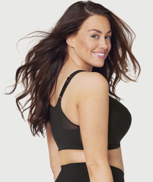 front closure bra with back support