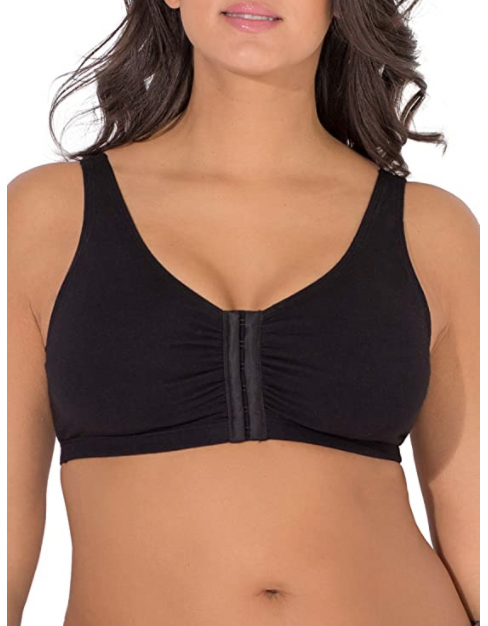 cotton front closure bra
